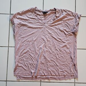 Banana Republic dusty pink V neck t-shirt, XL